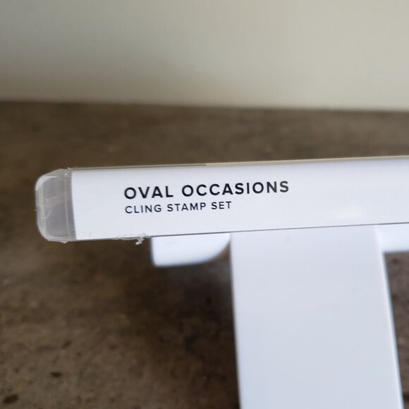 Stampin' Up! 'OVAL OCCASIONS' Cling Stamp Set (Used) - Picture 7 of 7